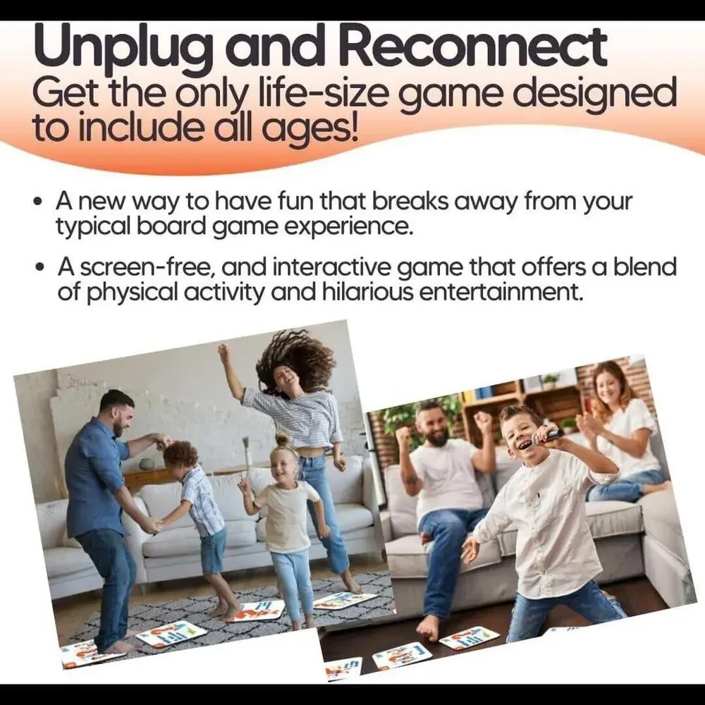 What's Next? A Life-Size Game, Jumbo Sized, Create Memories, Family Game Night